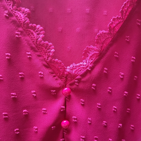 Red lacy pullover - Picture 4 of 4